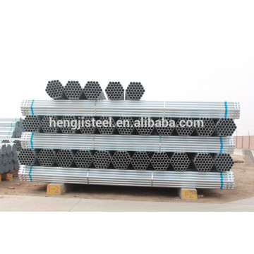 ERW Pre Galvanized Round Mild Steel Pipe